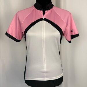 Trek Pink Cycling Jersey Zip Front S